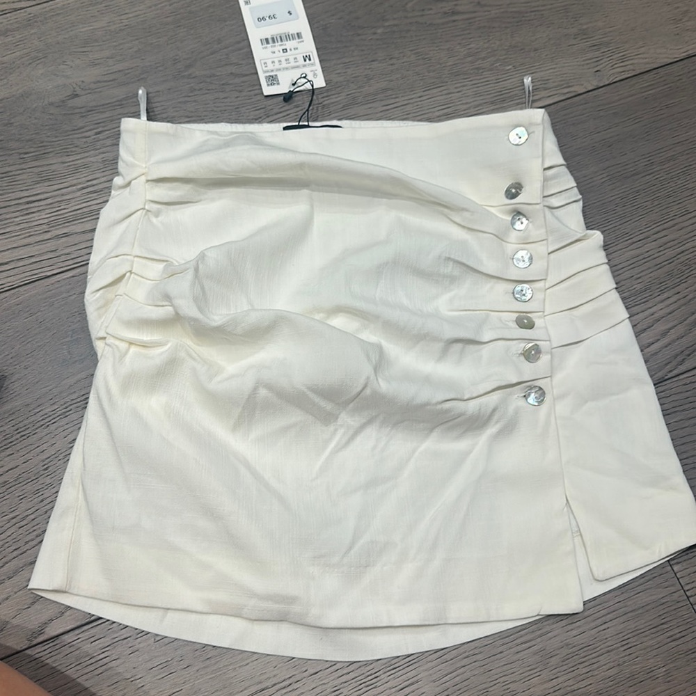 Zara white skirt
